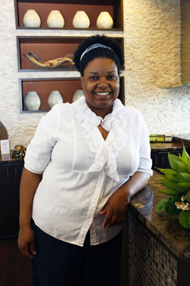 Chaundra Smith, owner of Naturally Me, makes hand-crafted, natural and vegan-certified products for hands, face and body.